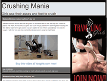 Tablet Screenshot of crushing-mania.com
